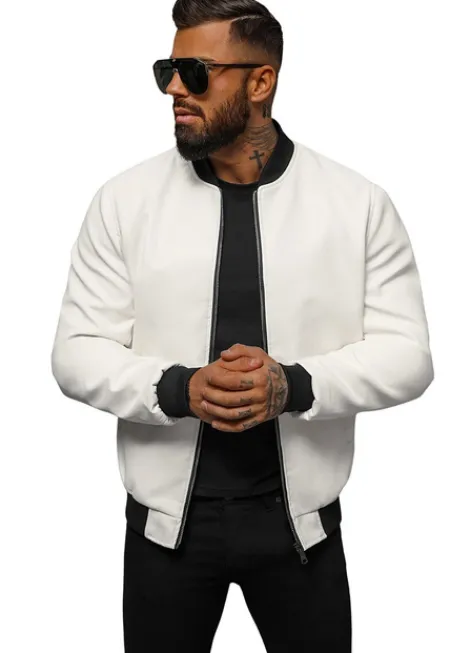 Hot Herren Lederjacke O/88120 Herren Lederjacken | Bomberjacken