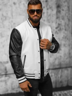 New Herren Lederjacke JS/11Z8068 Herren Lederjacken | Bomberjacken