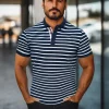 Online Herren Poloshirt Dunkelblau O/PA6636 Herren Poloshirts | T-shirts Mit Print