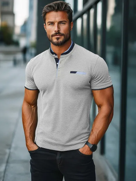 Outlet Herren Poloshirt O/M2810 Herren Poloshirts | T-shirts Ohne Print