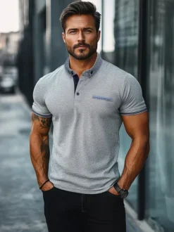 Fashion Herren Poloshirt O/PA6628 Herren Poloshirts | T-shirts Ohne Print