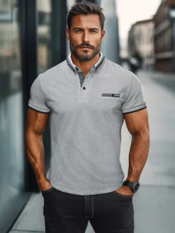 Discount Herren Poloshirt O/M2816 Herren Poloshirts | T-shirts Ohne Print