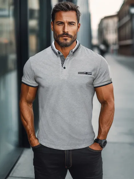 Discount Herren Poloshirt O/M2816 Herren Poloshirts | T-shirts Ohne Print