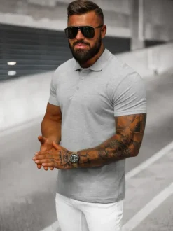 Fashion Herren Poloshirt JS/8T80/2Z Herren Poloshirts | T-shirts Ohne Print