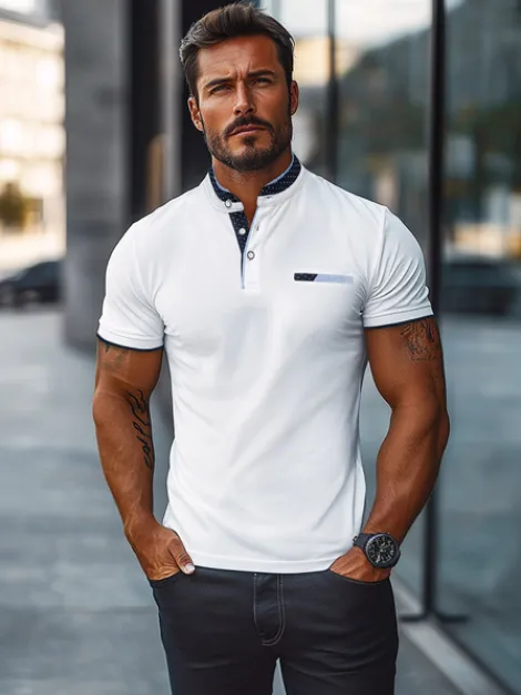 Outlet Herren Poloshirt O/M2810 Herren Poloshirts | T-shirts Ohne Print