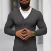 Clearance Herren Pullover Anthrazit NB/MM6006/3Z Herren Strickjacken | Strickpullover