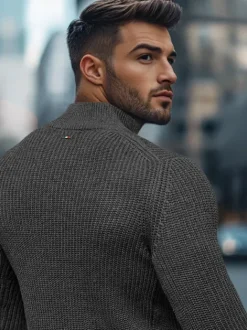 Best Herren Pullover Anthrazit NB/MM6020/3Z Herren Strickjacken