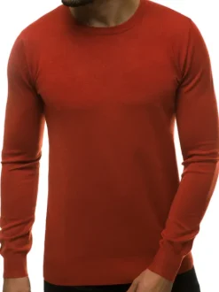 Discount Herren Pullover Dunkelcamel TMK/YY01/10 Herren Strickpullover