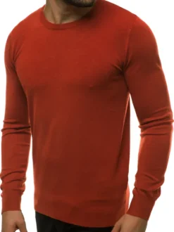 Discount Herren Pullover Dunkelcamel TMK/YY01/10 Herren Strickpullover