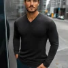 New Herren Pullover Dunkelgrau BL/M007Z Herren Strickpullover