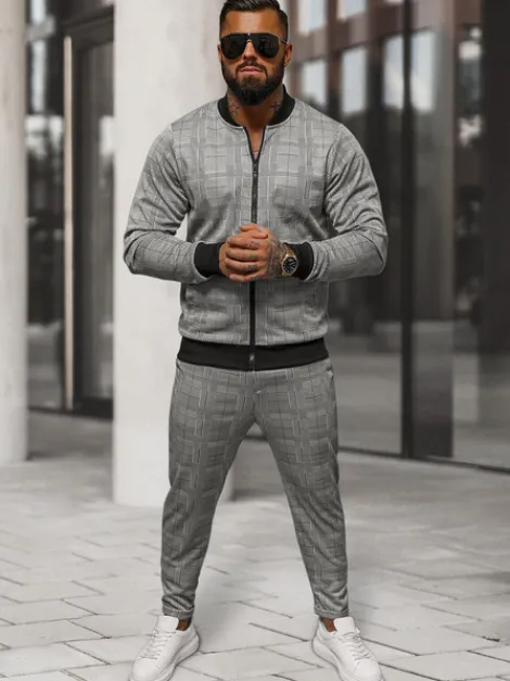 Outlet Herren Set - Jacke und Chinohose O/3C107 Herren Jacke Und Hose