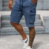 Outlet Herren Shorts NB/MP0313B Herren Jeans Shorts | Cargo Shorts