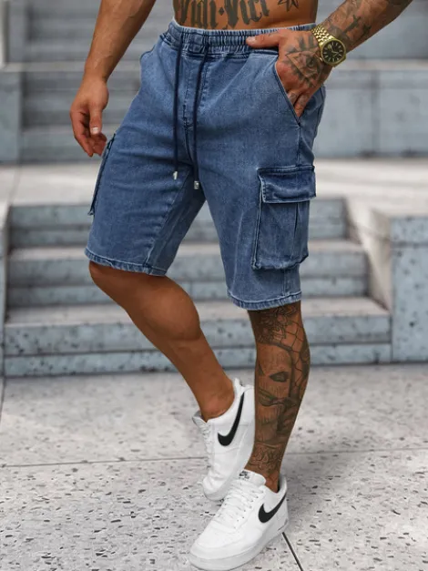 Outlet Herren Shorts NB/MP0313B Herren Jeans Shorts | Cargo Shorts