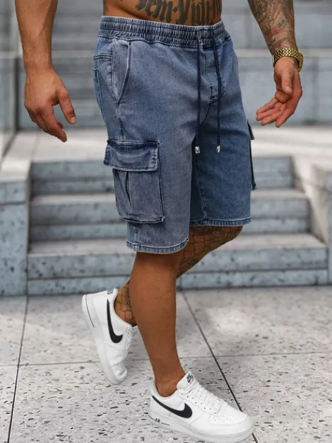Outlet Herren Shorts NB/MP0313B Herren Jeans Shorts | Cargo Shorts
