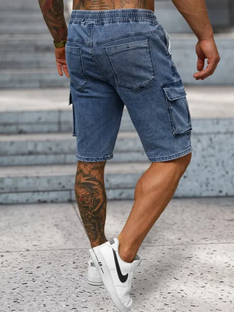 Outlet Herren Shorts NB/MP0313B Herren Jeans Shorts | Cargo Shorts