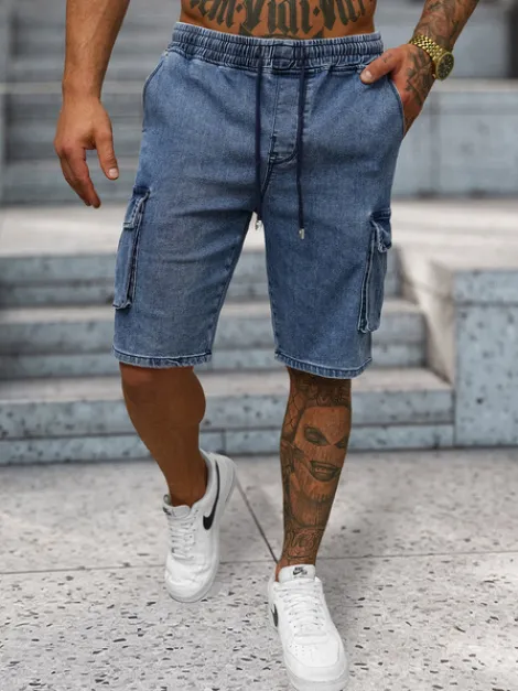 Outlet Herren Shorts NB/MP0313B Herren Jeans Shorts | Cargo Shorts