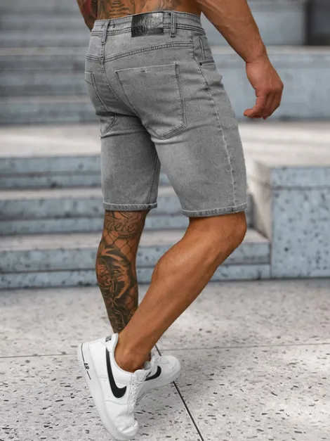 New Herren Shorts NB/MP0315GC Herren Jeans Shorts
