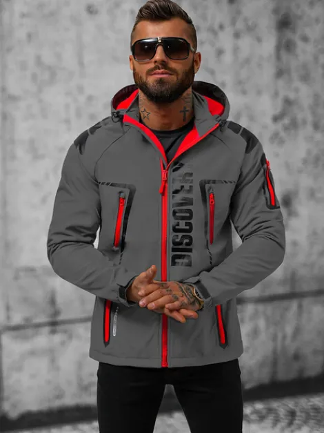 Online Herren Softshell Jacke JS/HH025/2BZ Herren Softshelljacken | Übergangsjacken
