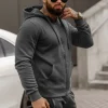 Outlet Herren Sportanzug Anthrazit JS/68C10386/5Z Herren Trainingsanzüge Ohne Print