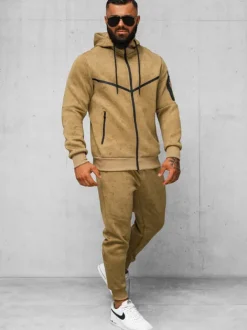 Sale Herren sportanzug camel JS/27C6503/91 Herren Trainingsanzüge Mit Print