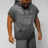 Discount Herren Sportanzug O/3C113/9 Herren Trainingsanzüge Mit Print | Kurze Trainingsanzüge