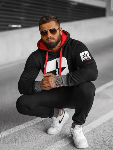 Hot Herren Sportanzug JS/8C59/3Z Herren Trainingsanzüge Mit Print