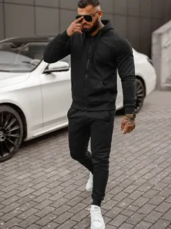 Fashion Herren Sportanzug JS/68C10386/3Z Herren Trainingsanzüge Ohne Print