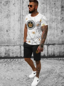 Outlet Herren Sportanzug O/HM757Z Herren Kurze Trainingsanzüge | Trainingsanzüge Mit Print