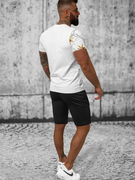 Outlet Herren Sportanzug O/HM757Z Herren Kurze Trainingsanzüge | Trainingsanzüge Mit Print