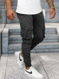 New Herren Sporthose Anthrazit C/316Z Herren Sporthosen