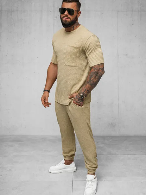 Fashion Herren Sporthose Camel O/K960SP Herren Jogger Hosen | Sporthosen