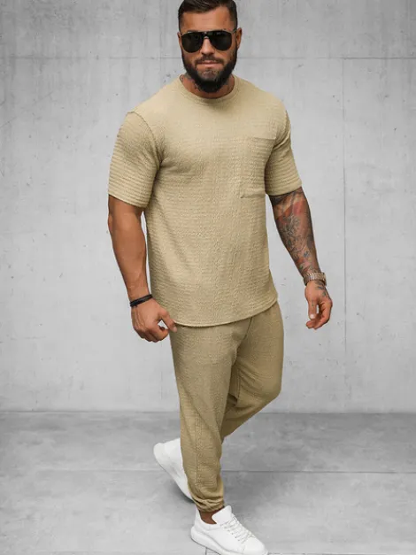 Fashion Herren Sporthose Camel O/K960SP Herren Jogger Hosen | Sporthosen