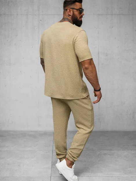 Fashion Herren Sporthose Camel O/K960SP Herren Jogger Hosen | Sporthosen