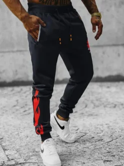 Sale Herren Sporthose Dunkelblau JS/K10237Z Herren Sporthosen