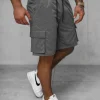 Online Herren Sportshorts Anthrazit JS/8K1505/5 Herren Cargo Shorts | Sportshorts