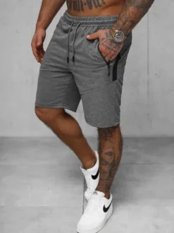 Clearance Herren Sportshorts Anthrazit JS/8K1500/5 Herren Sportshorts