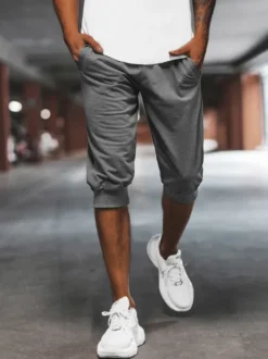 Clearance Herren Sportshorts Anthrazit JS/XW07/5Z Herren Sportshorts