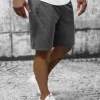 Hot Herren Sportshorts Anthrazit JS/8K100/5Z Herren Sportshorts