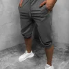 Clearance Herren Sportshorts Anthrazit JS/XW07/5 Herren Sportshorts