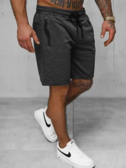 Clearance Herren Sportshorts Anthrazit JS/17K533/5 Herren Sportshorts