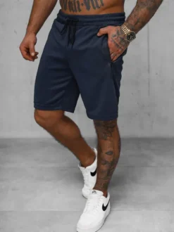 Outlet Herren Sportshorts Dunkelblau JS/17K532/25 Herren Sportshorts