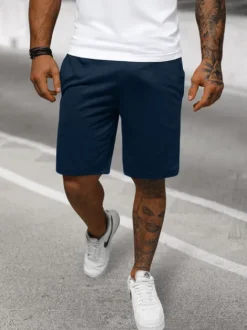 Discount Herren Sportshorts Dunkelblau JS/8K100/25Z Herren Sportshorts
