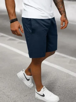 Discount Herren Sportshorts Dunkelblau JS/8K100/25Z Herren Sportshorts