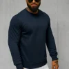 Best Herren Sweatshirt Dunkelblau JS/2001-10Z Herren Sweatshirts Ohne Kapuze