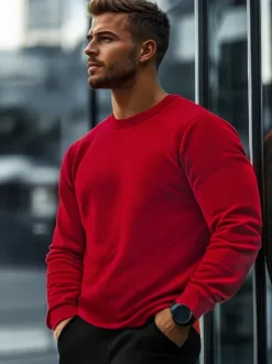 Outlet Herren Sweatshirt JS/2001-10Z Herren Sweatshirts Ohne Kapuze