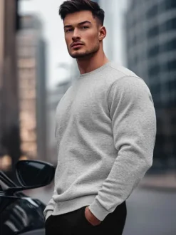 Online Herren Sweatshirt JS/2001-10Z Herren Sweatshirts Ohne Kapuze