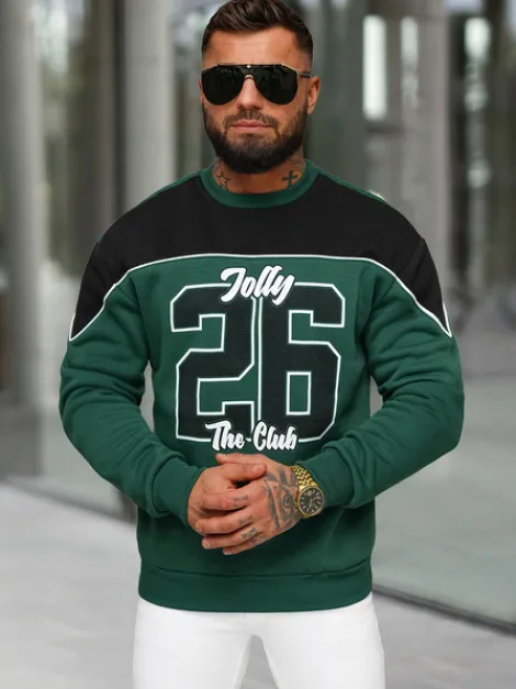 Best Herren Sweatshirt O/RR250005 Herren Sweatshirts Mit Print | Sweatshirts Ohne Kapuze