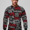 Fashion Herren Sweatshirt JS/8B1190/3 Herren Sweatshirts Mit Print | Sweatshirts Ohne Kapuze
