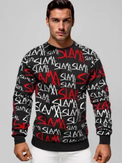 Fashion Herren Sweatshirt JS/8B1190/3 Herren Sweatshirts Mit Print | Sweatshirts Ohne Kapuze