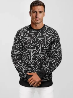 Online Herren Sweatshirt JS/8B1219/3Z Herren Sweatshirts Mit Print | Sweatshirts Ohne Kapuze